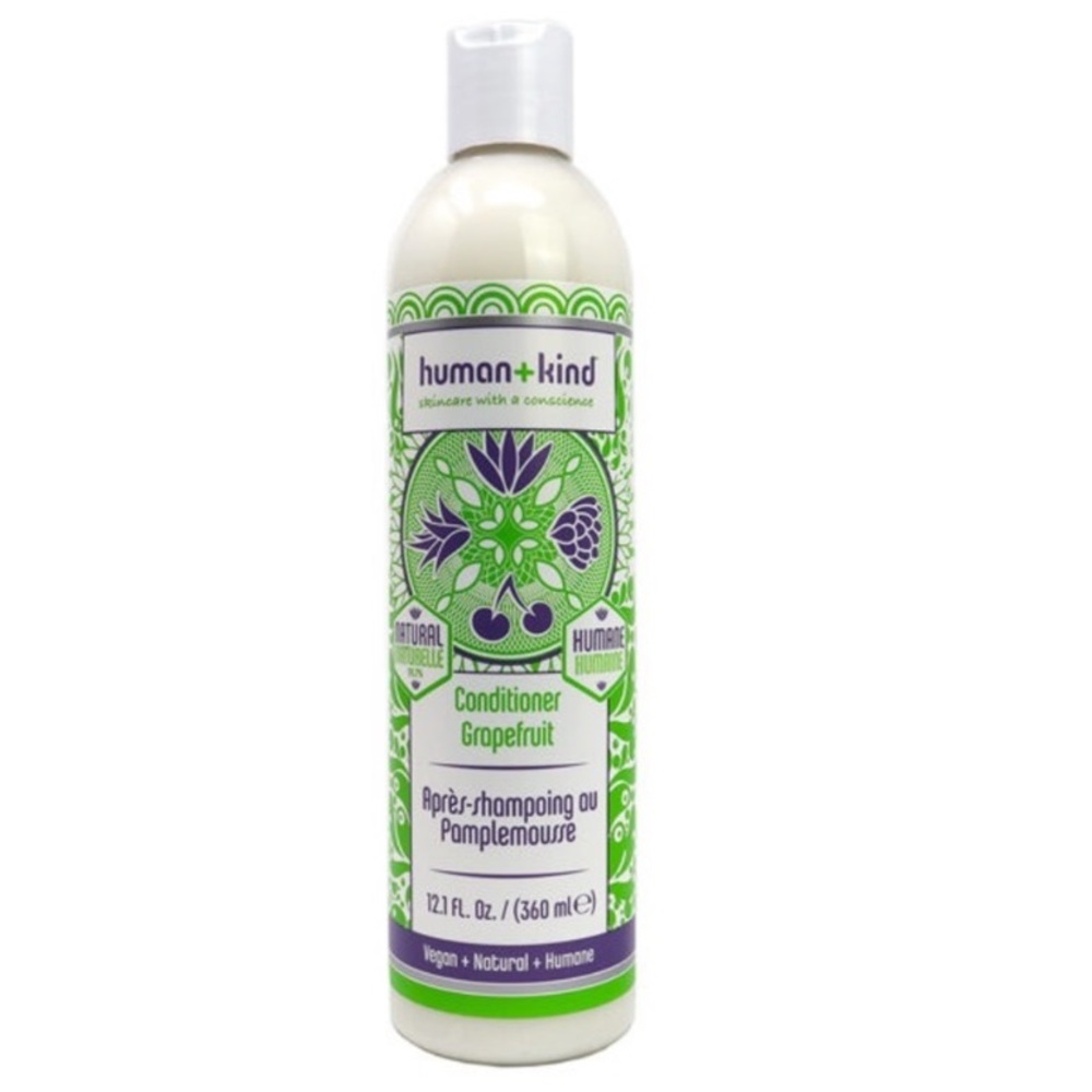 HUMAN+KIND Conditioner Grapefruit Vegan Natural Humane Made in Canada 12.1 FL OZ